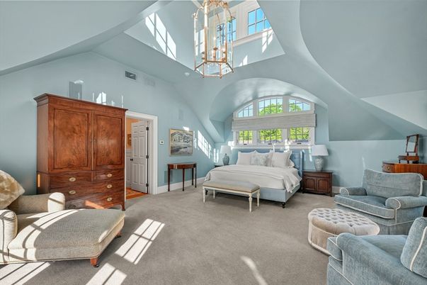 Bedroom, Interior, Pendant Lights