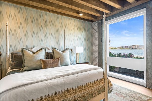 Bedroom, Interior, Wooden Beams, Wood Texture Flooring