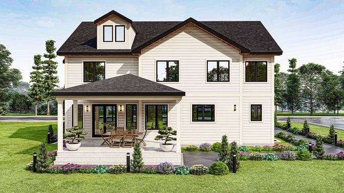Exterior, Facade, Farmhouse