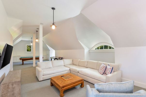 Billiard Table, Game Room, Interior, Living room, Pendant Lights