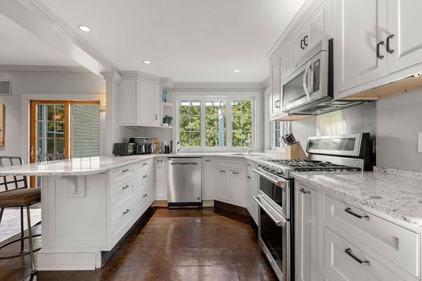 Interior, Kitchen, Recessed Lighting, Stainless Steel Appliances