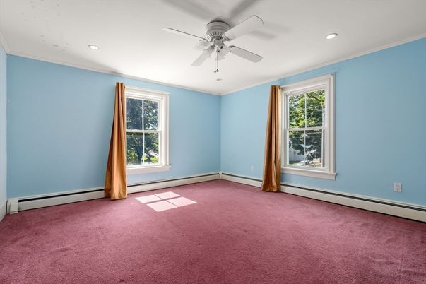 Empty room, Interior, Recessed Lighting