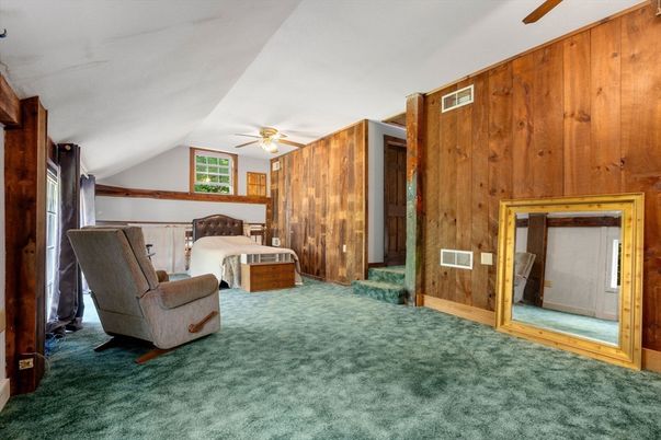 Bedroom, Interior, Wooden Walls