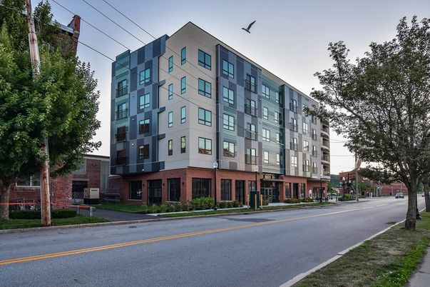 Exterior, Facade, Condo Building