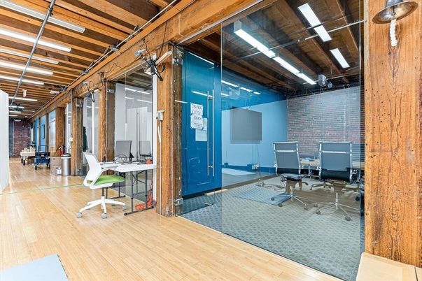 Home Office, Interior, Stone Walls, Wooden Beams, Wooden Ceilings, Wood Texture Flooring
