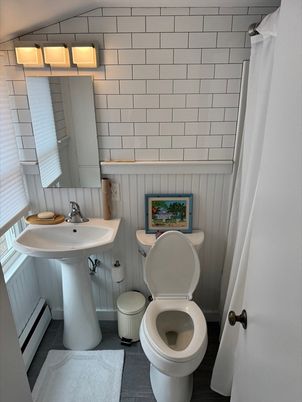 Bathroom, Interior, Wood Texture Flooring
