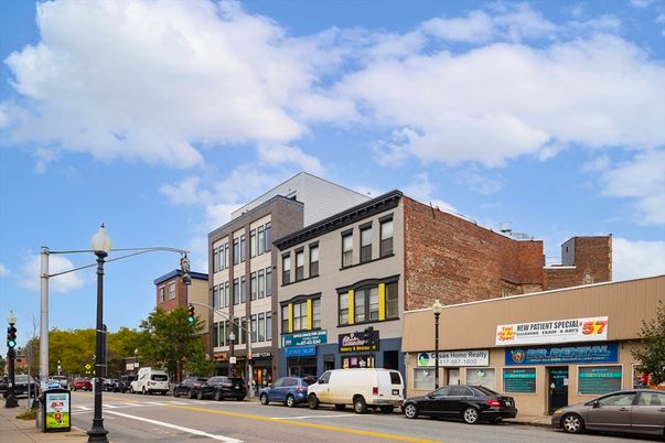 Exterior, Facade, Condo Building