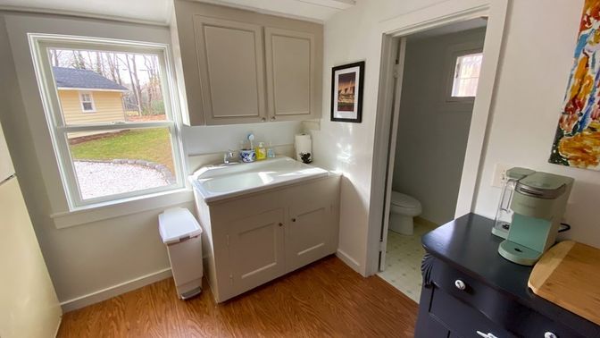 Bathroom, Interior, Wood Texture Flooring