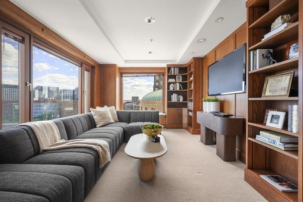 Interior, Living room, Recessed Lighting