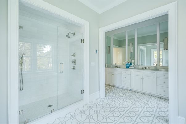Bathroom, Glass Shower, Interior