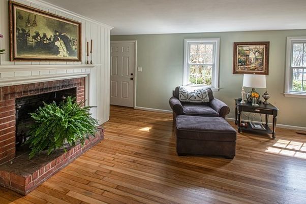 Fireplace, Interior, Wood Texture Flooring