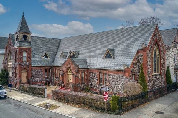 Exterior, Facade, Brick Facade, Tudor Revival