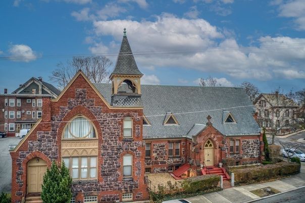 Exterior, Facade, Brick Facade, Tudor Revival