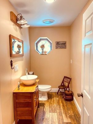 Bathroom, Interior, Wood Texture Flooring