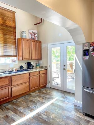 Interior, Kitchen, Wood Texture Flooring