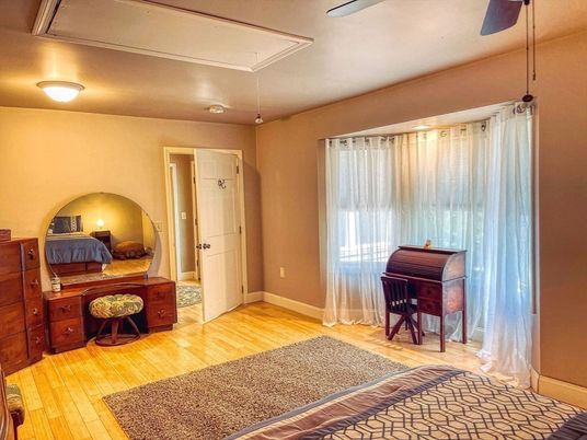 Bedroom, Interior, Wood Texture Flooring