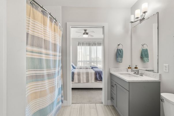 Bathroom, Bedroom, Interior, Wood Texture Flooring