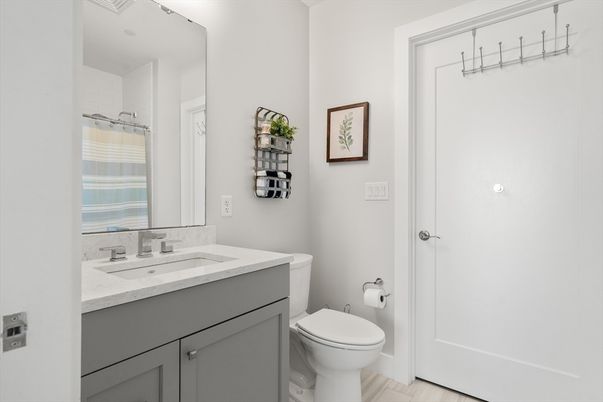 Bathroom, Interior, Wood Texture Flooring