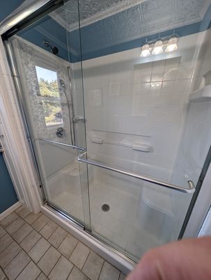 Bathroom, Glass Shower, Interior