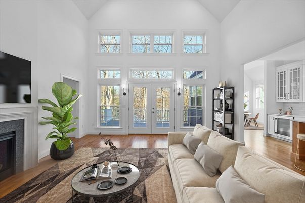 Fireplace, Interior, Living room, Wood Texture Flooring