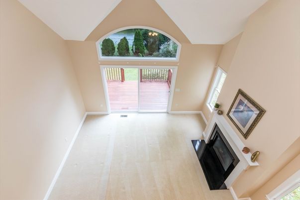 Empty room, Fireplace, Interior