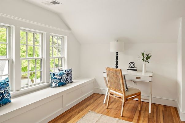 Home Office, Interior, Wood Texture Flooring