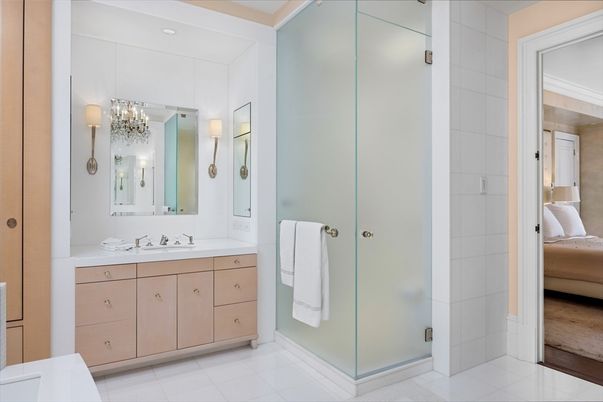Bathroom, Bedroom, Glass Shower, Interior