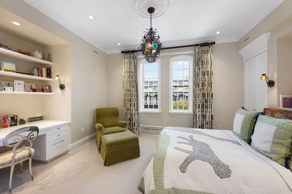 Bedroom, Home Office, Interior, Pendant Lights, Recessed Lighting