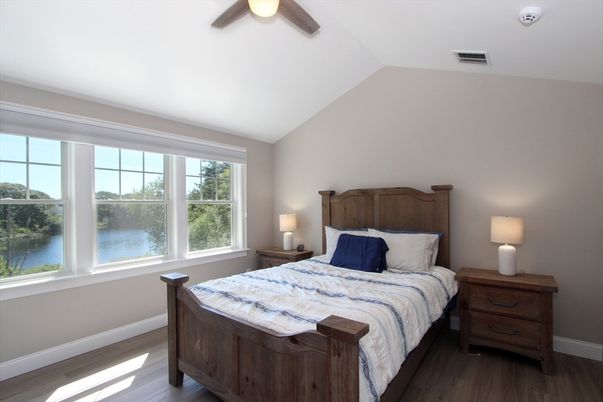 Bedroom, Interior, Water, Wood Texture Flooring