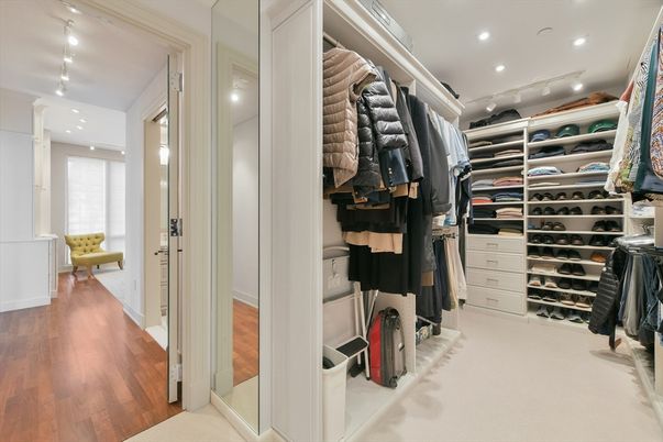 Interior, Recessed Lighting, Walk-in Closets, Wood Texture Flooring