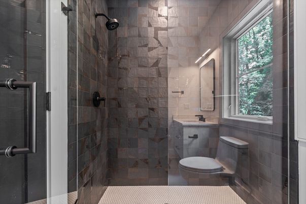 Bathroom, Glass Shower, Interior