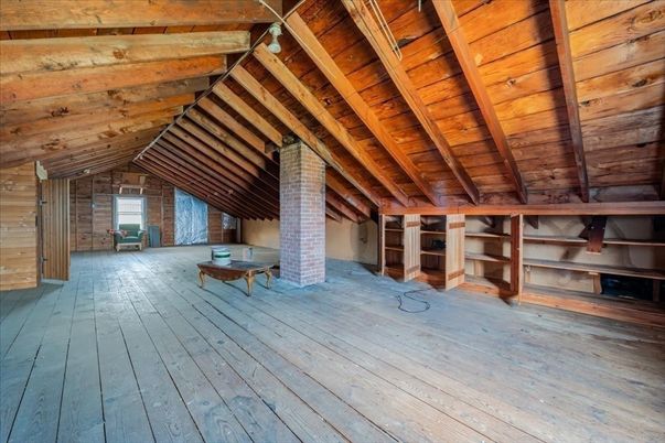 Empty room, Interior, Wooden Beams, Wooden Ceilings, Wood Texture Flooring, Wooden Walls