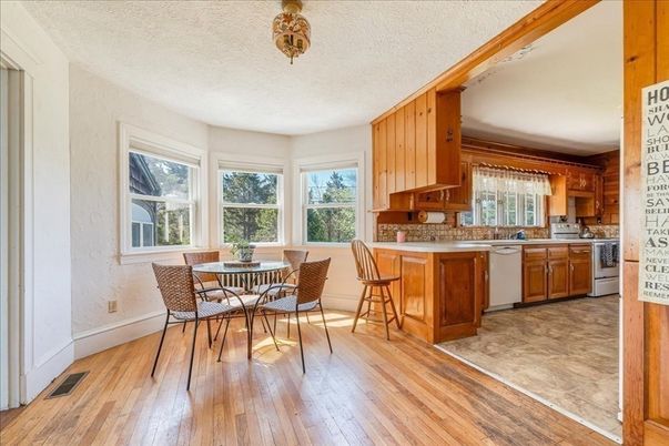 Dining room, Interior, Kitchen, Wood Texture Flooring
