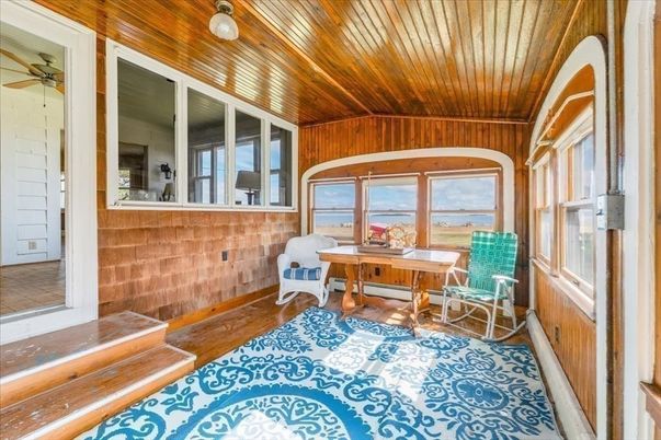 Home Office, Interior, Wooden Ceilings, Wood Texture Flooring, Wooden Walls