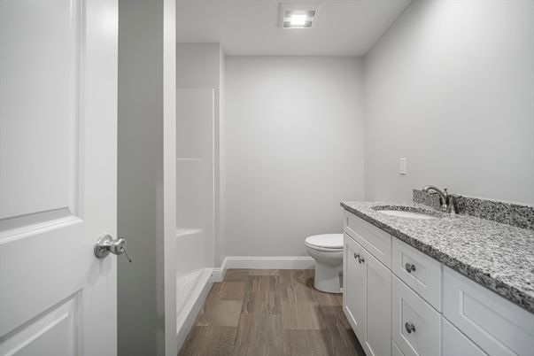 Bathroom, Interior, Wood Texture Flooring