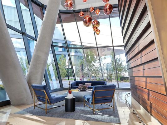 Glass Ceilings, Interior, Living room, Pendant Lights, Sun Room