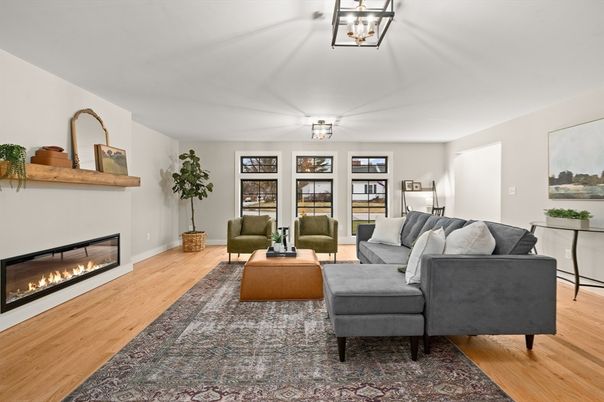 Fireplace, Interior, Living room, Wood Texture Flooring
