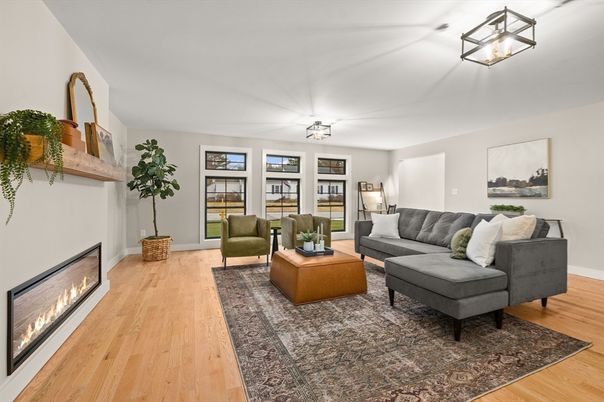 Fireplace, Interior, Living room, Wood Texture Flooring