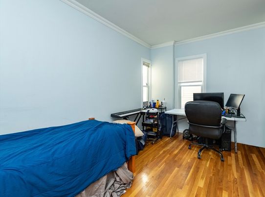 Bedroom, Home Office, Interior, Wood Texture Flooring