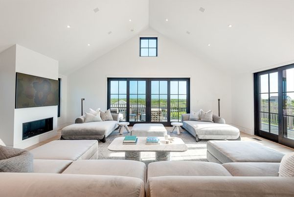 Fireplace, Interior, Living room, Recessed Lighting