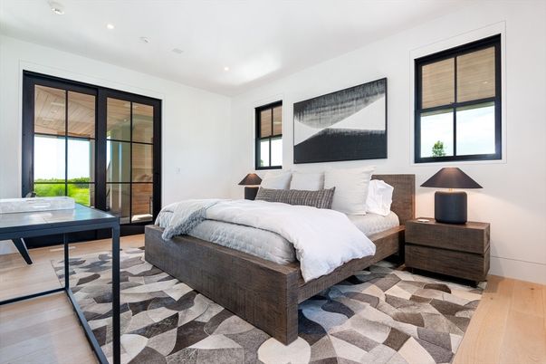 Bedroom, Home Office, Interior, Recessed Lighting, Wood Texture Flooring