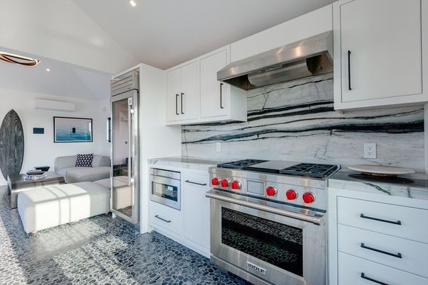 Interior, Kitchen, Living room, Recessed Lighting, Stainless Steel Appliances