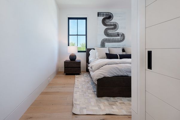 Bedroom, Interior, Wood Texture Flooring