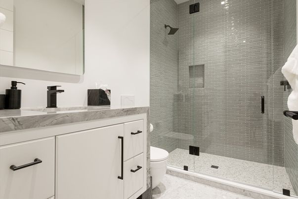 Bathroom, Glass Shower, Interior