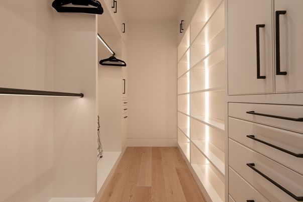 Interior, Walk-in Closets, Wood Texture Flooring
