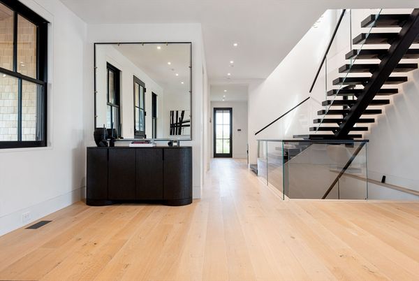 Interior, Recessed Lighting, Wood Texture Flooring