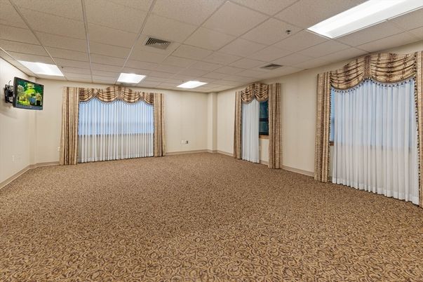Empty room, Interior, Recessed Lighting