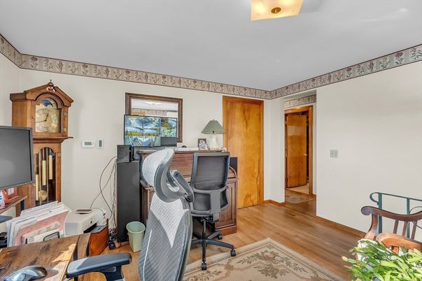 Home Office, Interior, Wood Texture Flooring