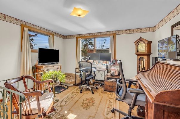 Home Office, Interior, Wood Texture Flooring