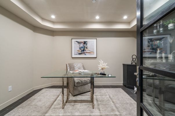 Home Office, Interior, Recessed Lighting